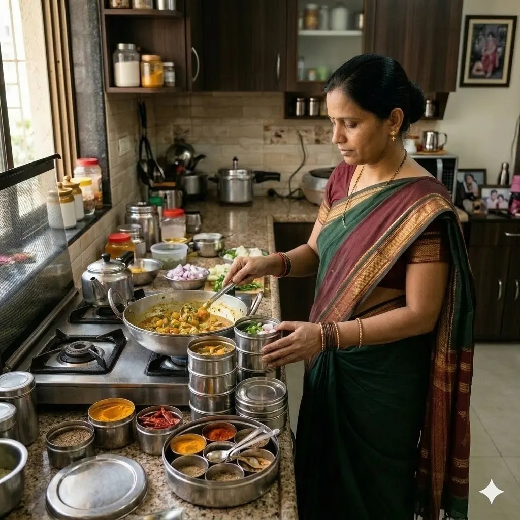 रोज ताज्या भाज्या वापरतो - नारायणी किचन